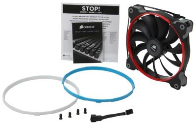 Ventilador Corsair AF140 Quiet 140mm 1150rpm 24dBA 12V