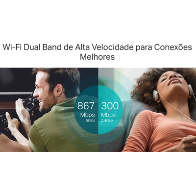 Roteador sem fio TP-Link Archer C5 Gigabit AC1200