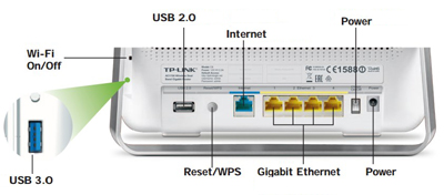 Roteador Dual Band AC1750 TP-Link Archer C8, 1750 Mbps