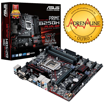 Placa me Asus Prime B250M-PLUS/BR Gamer LGA-1151 DDR4