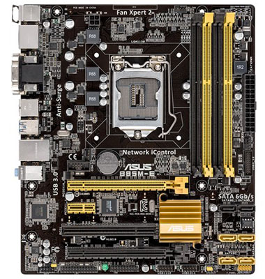 Placa me Asus B85M-E/BR p/ Intel LGA-1150 VGA DVI HDMI