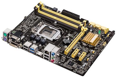 Placa me Asus B85M-G p/ Intel LGA-1150, HDMI, VGA, DVI