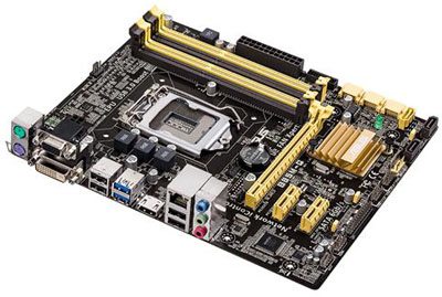 Placa me Asus B85M-G p/ Intel LGA-1150, HDMI, VGA, DVI