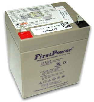Bateria Power de 12V, 5Ah 89,5 x 69 x 106 mm conector A