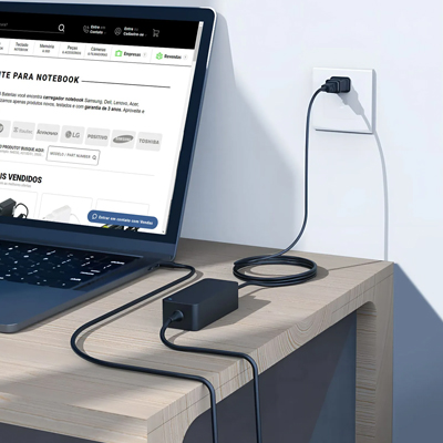 Fonte p/ notebook Dell 45W USB-C BestBattery BB20-BD45