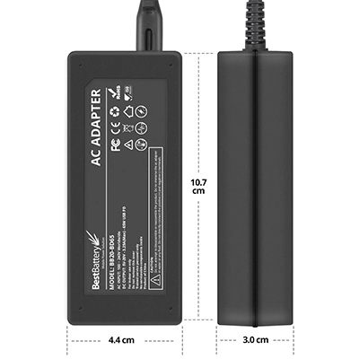 Fonte p/ notebook univ. 65W 5V-20V at� 3,5A USB-C BestBattery