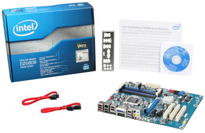 Placa me Intel DZ68DB p/ LGA-1155 DVI HDMI DisplayPort