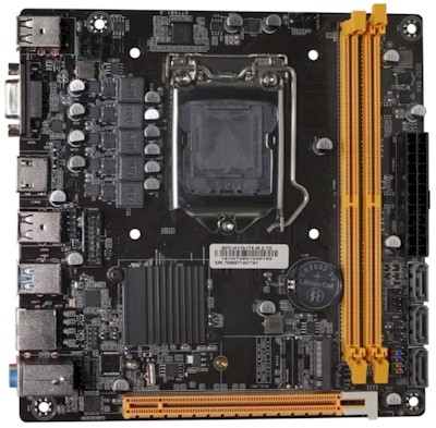 Placa m�e BrazilPC BPC-H110-ITX-M.2-TG LGA-1151 Intel de 6, 7, 8 ger