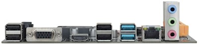 Placa m�e BrazilPC BPC-H61-ITX-M.2-TG LGA-1155 mini-ITX i3 i5 i7 Cel P