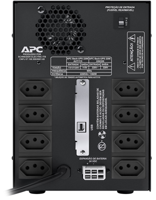 Nobreak APC BZ2200I-BR 2200VA 1360W, 220V/220V