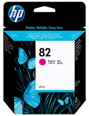 Cartucho de tinta HP 82 C4912A, Magenta, 69 ml