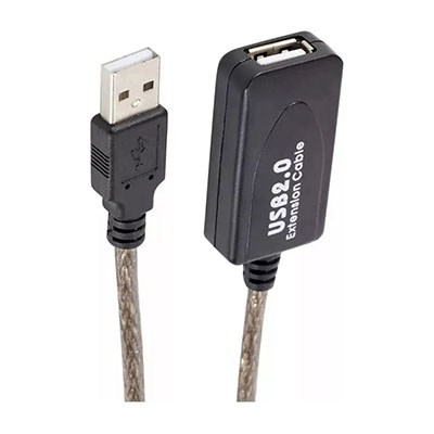 Cabo extensor USB 2.0 amplificado com 30 metros UB-24