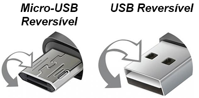 Cabo micro USB reversvel C3Tech CB-1000 1,5m
