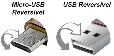 Cabo micro USB 3.0 reversvel C3Tech CB-1000 1,5m