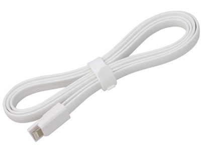 Cabo Lightning OEX p/ iPhone iPad iPod branco 1,2 m