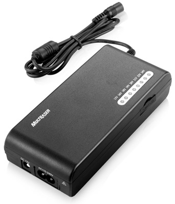 Carregador univ. notebook Multilaser CB008 15V-24V 100W