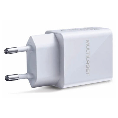 Carregador USB c/ 2 Portas Multilaser CB118 2.4 A 12 W