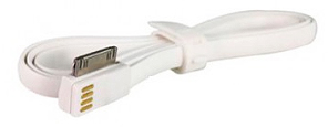 Cabo USB p/ iPhone 4S/4/3GS/3, 30 pinos OEX CB600 1,2m