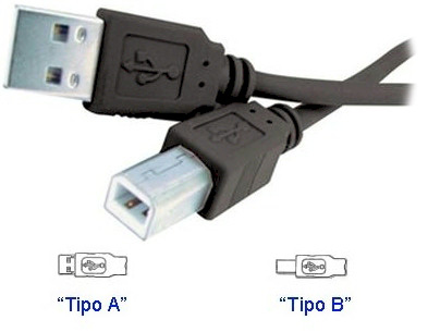 Cabo USB 2.0 p/ impressora 11106 AxB Md9 c/ 3 m Labramo