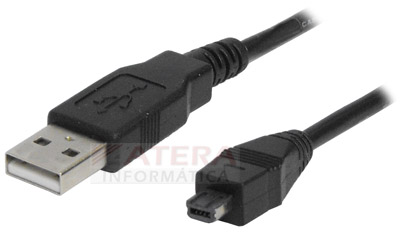 Cabo mini USB 8 pinos Roxline p/ Cmeras digitais 1,8 m