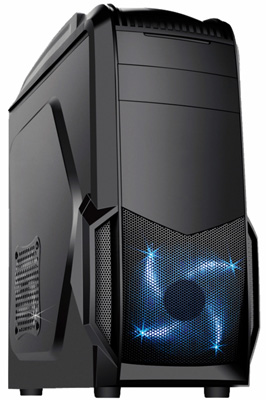 Gabinete torre K-Mex CG-04A6 2 baias s/ fonte USB3