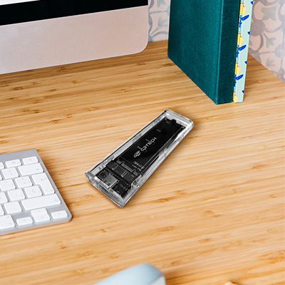 Case externo para SSD M.2 SATA C3Tech CH-M100 6GBps USB-C 3.1 gen1