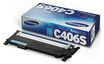 Cartucho toner Ciano Samsung CLT-C406S/XAZ, C CLP CLX