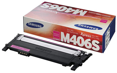 Cartucho toner magenta Samsung CLT-M406S/XAZ, C CLP CLX