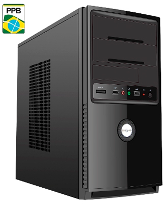 Gabinete micro torre K-Mex CM-0200 c/ PPB sem fonte