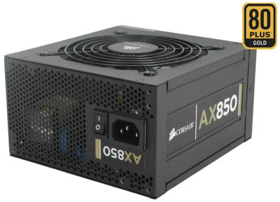 Fonte ATX v.2.3 850W Corsair AX850 Gold CMPSU-850AX