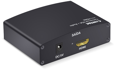 Conversor vdeo VGA(DM-15) c/ udio p/ HDMI Comtac 9218