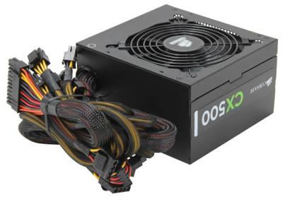 Fonte ATX V2.3 500W reais Corsair CX500 CP-9020047-WW