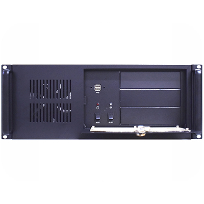 Gabinete rack 19 pol. 4U K-Mex CR-S445 450mm 7 slots