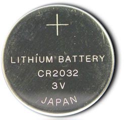 Bateria de Lithium 3V, CR2032 para placa mãe