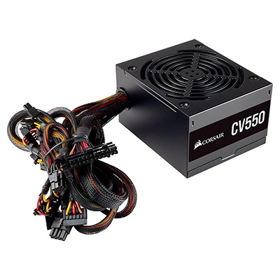 Fonte ATX 550W reais Corsair CV550 80 plus bronze PFC