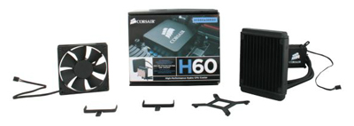 Cooler com gua p/ CPU, Corsair Hydro series H60 CWCH60