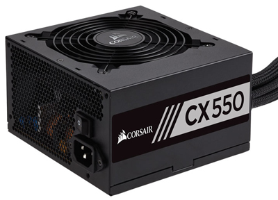 Fonte ATX 550W reais Corsair CX550 80 plus bronze