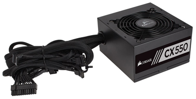 Fonte ATX 550W reais Corsair CX550 80 plus bronze