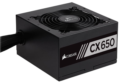 Fonte ATX 650W reais Corsair CX650 80 plus bronze