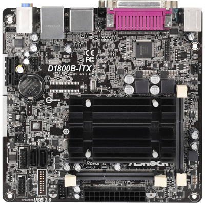 Placa me ASRock D1800B-ITX proc. Intel J1800 DDR3 HDMI