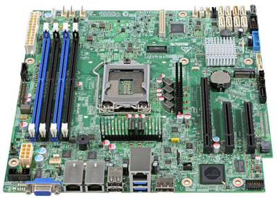 Placa me Intel Server S1200SPLR LGA-1151 DDR4 VGA e DP