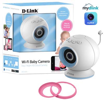 Bab eletrnica c/ Cmera HD Wi-Fi D-Link DCS-825L