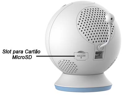 Bab eletrnica c/ Cmera HD Wi-Fi D-Link DCS-825L