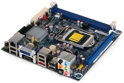 Placa me mini-ITX intel DH57JG p/ I5 LGA1156, DVI/HDMI