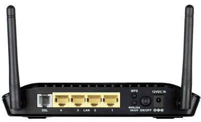 Roteador, modem ADSL2+ D-Link DSL-2740E N300 24/300Mbps