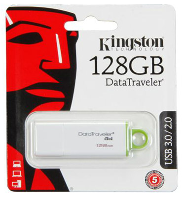 Pendrive 128GB Kingston DTIG4/128GB G4 5 Gbps USB 3.0