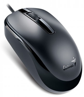 Mouse Genius DX-120 3 botes c/ roller, 1000 dpi, USB 