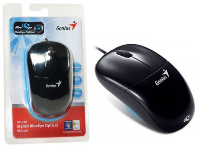 Mouse USB Genius DX-220, 1200 dpi, BlueEye