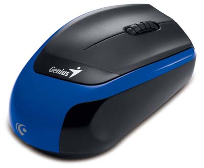 Mouse s/ fio Genius DX-7020 2.4GHz, 1200dpi, azul, USB