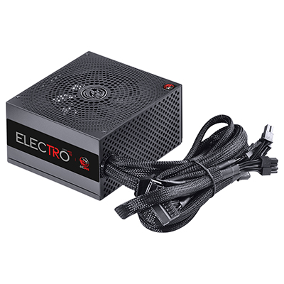 Fonte ATX 600W reais PcYes Electro V2 80 plus White